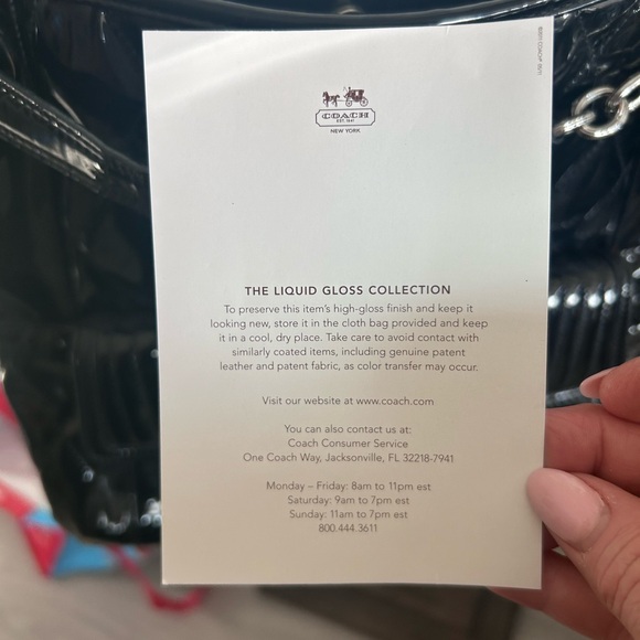 VINTAGE Coach Poppy Liquid Glass Quilted Shoulder Bag. - Picture 6 of 10